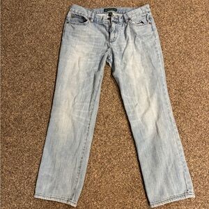 Ralph Lauren women Sky Blue Straight Jeans size 8 light RL